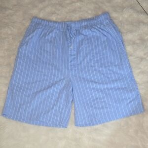 Saddlebred Blue and White Striped Shorts